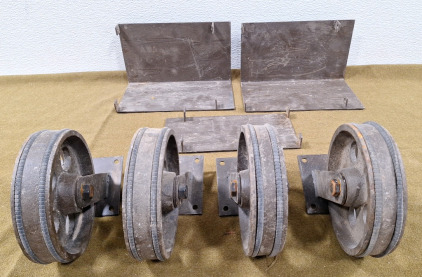 (4) Vintage Castor Wheels