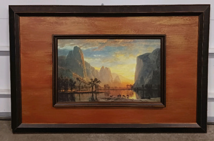 Beautiful 24"&times;39" Framed Painting