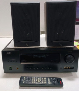 Denon Receiver, Remote & Speakers