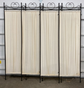(4) Cloth Room Divider Panels