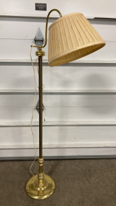 Gold Tone Floor Lamp