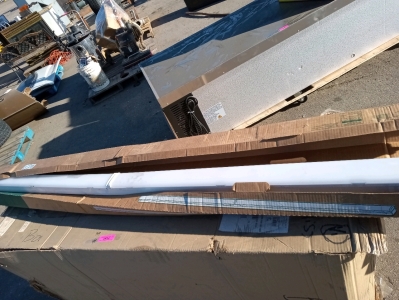 (3) Lithonia lighting led strip light switchable white /adjustable lumens 8foot by 2.4 meter 6000-1000 good condition in boxes