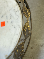 Gold Lamp w/ Synthetic Marble Countertop - 2