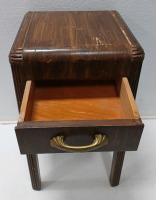 (1) 26"×15" Wooden End Table w/One Drawer - 2