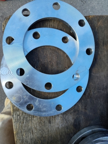 (2) Stainless Steel Flanges 11"x64"X1/2"