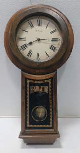 (1) Ti-Chron Pedulum Regulator Wall Clock