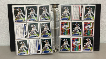 (900+) 2012 Topps MLB Collectible Cards W/ Binder. (Lots Of Repeats)