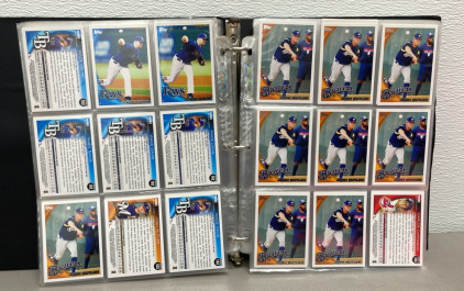 (900+) 2010 Topps MLB Collectible Cards W/ Binder. (Lots Of Repeats)