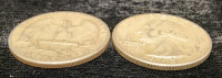 (2) 1963 90% Silver Quarters— Verified Authentic - 3