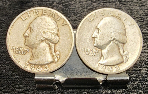 (2) 1943 90% Silver Quarters— Verified Authentic