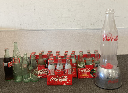 (4) Cases of (6) Classic Coca-Cola Glass Bottles And (6) Loose Coca Cola Glass Bottles