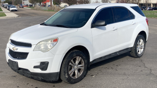 2013 CHEVROLET EQUINOX - BLACK SEATS WITH RED STITCHING!