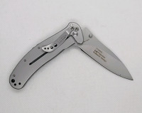 (1) Kershaw Speedsafe Pocket Knife, (1) Silver Unbranded Pocket Knife - 3