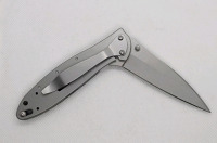 (1) Kershaw Speedsafe Pocket Knife, (1) Silver Unbranded Pocket Knife - 4