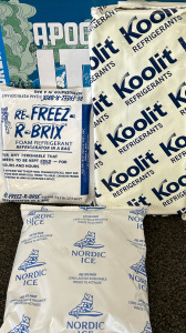 (14) Reusable Ice Packs In Different Sizes