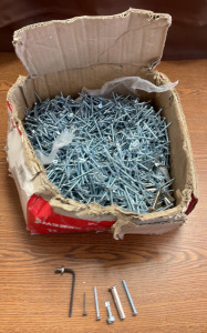 Box Full Of Screws! Variety Of Types