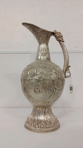 Silver Dragon Pitcher 80% Silver 1,040 Grams