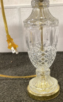 (2) Clear Glass Lamps (WORKS) - 2