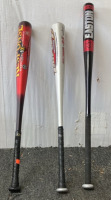 (6) Baseball Bats (1) Hocky Stick Missing Bottom (1) Dirt Bike Helmet BB1 - 4