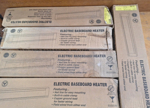 (7) electric baseboard heaters ...BBFN