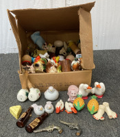 Salt and Peoper Shaker Galore! Box Full of Spice Shakers. BB6