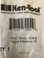 Ken-Tool 3/8-in. Drive - 30ft-lb Torque Extension “A” - 2