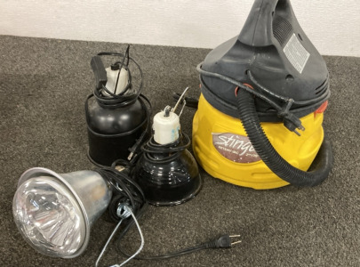 Wet/Dry Vac, Heat Lamps