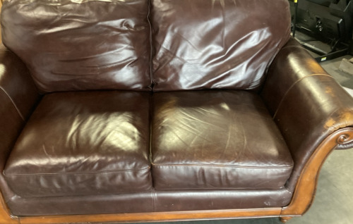 Brown Leather Couches