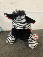 (12) Different Variety’s Stuffed Animals Including- Zebra, Moneky, Goat, & More - 4