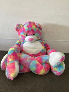 79&rdquo; Tie Dye Bear
