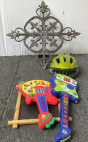 Washing Machine Hose, Wall Art, Kid Toy Guitar, & Bike Helmet BB7 - 3