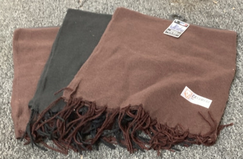 (3) PGM Winter Solid Scarfs BB7