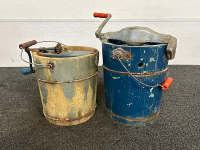 (2) Vintage Ice Cream Makers