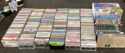 VHS Tapes, Cassette Tapes