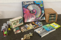 Sharpie Art, Audiobooks, Religious Tracts, Supplements, Hair Accessories, Wood And Metal Shelf - 2