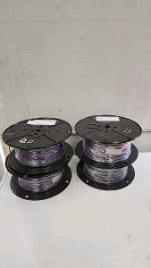 (4) Rolls Of Allied Wire 16 Gauge Violet Wire