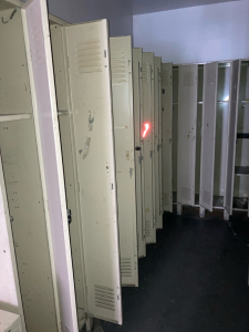 Set of approximately 83’ long X 17’ high Storage Lockers