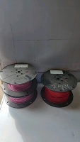 (1) Rolls Of 12 Guage Red Wire (2) Rolls Of 16 Guage Purple Wire