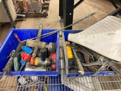 Assorted Pneumatic Tools and Parts