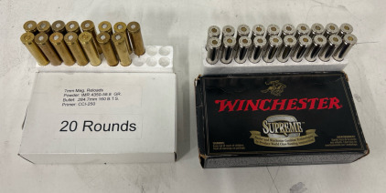 (1) Box Of 15 7MM Mag Ammunition Cartridges (1) Box Of Winchester Supreme 7MM Ammunition Cartridges