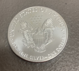 (1) 1oz Fine Silver One Dollar