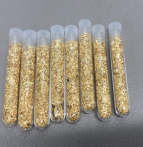 (8) Bottles of Gold Flakes/Leaf Gold