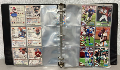 (130+) 1998 NFL Topps Stadium Club Collectible Football Cards Named To Shannon Sharp, Simeon Rice, Tim Brown, Derrick Thomas And Many More W/ A Binder
