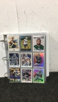 Binder Full of NFL cards