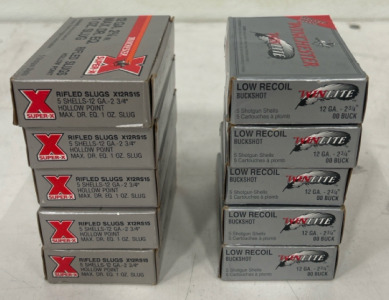 (10) Boxes Of Winchester 12 Gage Ammunition Cartridges