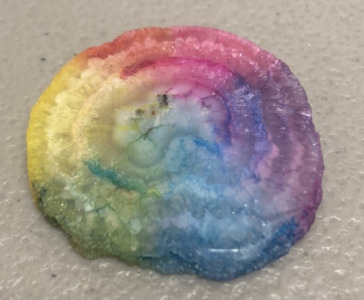 (1) 102 Ct. Rainbow Titanium Solar Quartz Cabochon