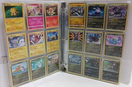 (190+) Pok&eacute;mon Trading Cards In Protective Binder