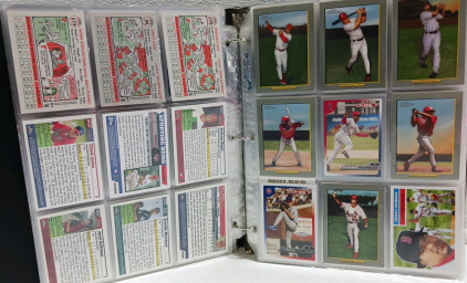53 Pages of Topps Baseball Cards in Protective Binder/Sleeves