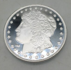 1 Troy Oz Liberty Head Silver Coin