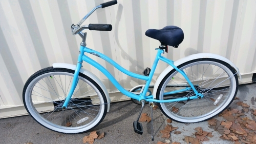 26" Huffy Beach Cruiser Bicycle (Blue)